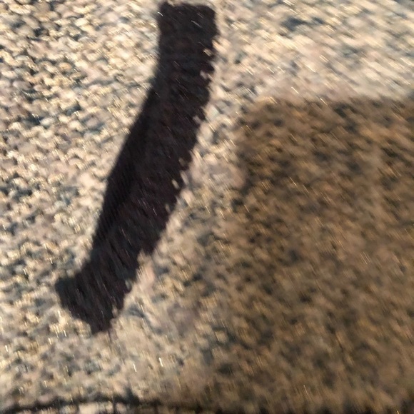 GAP medium Navy zip front cardigan with metallic threading  pockets - Picture 5 of 11